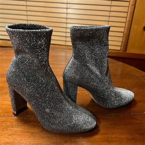 michael kors mandy glitter stretch-knit ankle boot|Boots Michael Kors .